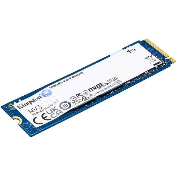 1TB Kingston NV3 M.2 2280 PCI Express 4.0 x4 NVMe Solid State Drive